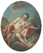 Francois Boucher Venus Restraining Cupid oil painting reproduction